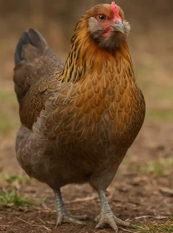 The Chicken that delivers a Technicolor Breakfast.  The Easter Egger.
