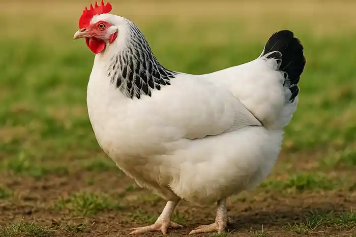 Meet the Sussex hen, a regal bird with a rich history and excellent egg production. Perfect for beginners, it's friendly, hardy, and adds grace to any yard.